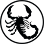 Логотип сайта (Скорпион в круге)